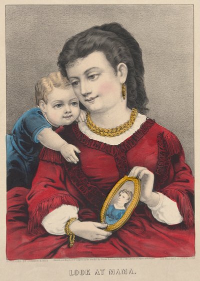 Kijk naar Mama door Currier and Ives