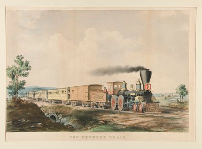 De Sneltrein door Currier and Ives