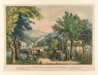 De Oude Eiken Emmer door Currier and Ives