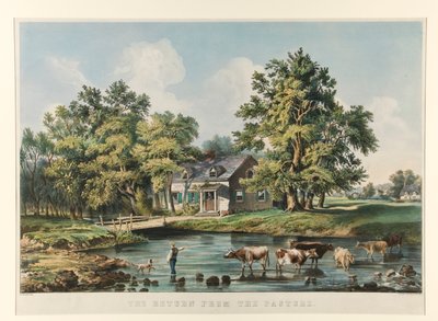 De Terugkeer van de Weide door Currier and Ives