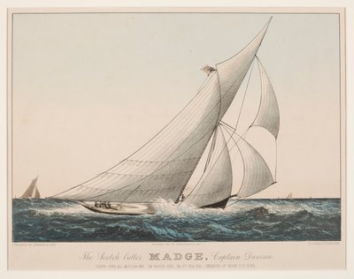 De Schotse Cutter Madge, Kapitein Duncan door Currier and Ives