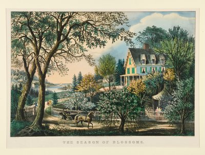 Het Seizoen van Bloesems door Currier and Ives