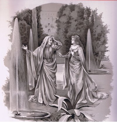 Julia. Nee, nee! Maar dit alles wist ik al, illustratie uit Romeo en Julia door Curtazzo Curtazzo