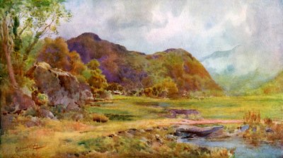 Op het moeras bij Lodore, Cumberland, 1924-1926 door Cuthbert Rigby