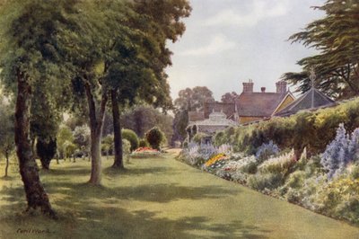 Kruidachtige Rand, Osborne Cottage door Cyril Ward