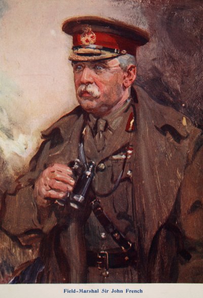 Veldmaarschalk Sir John French, illustratie uit 