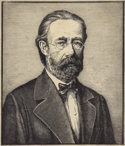 Portret van Bedrich Smetana door Czech School