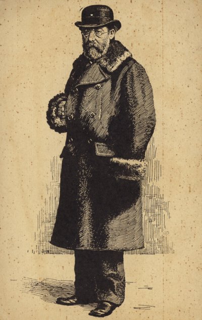 Portret van Bedrich Smetana door Czech School