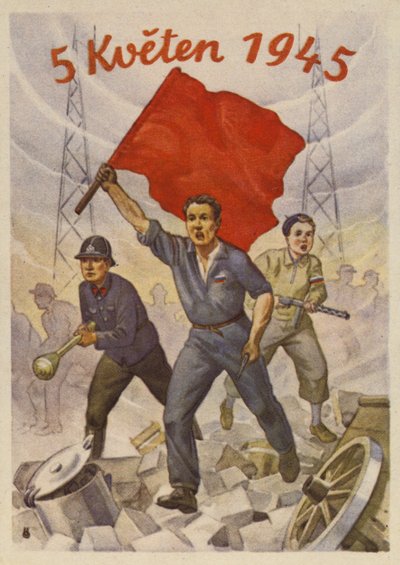 Praagse Opstand, Tweede Wereldoorlog, mei 1945 door Czech School
