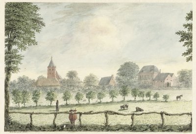 Gezicht op Renkum door D.A. Clemens