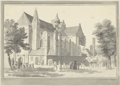 Mariakerk te Utrecht door D.J. Bierens
