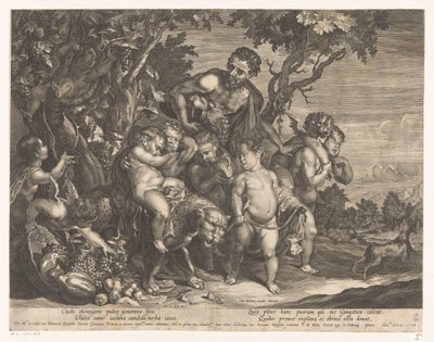 Triomf van Bacchus door D. Brunn