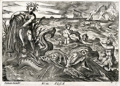 Aqua: allegorie van water door Daman