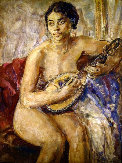 Model en mandoline door Dame Ethel Walker