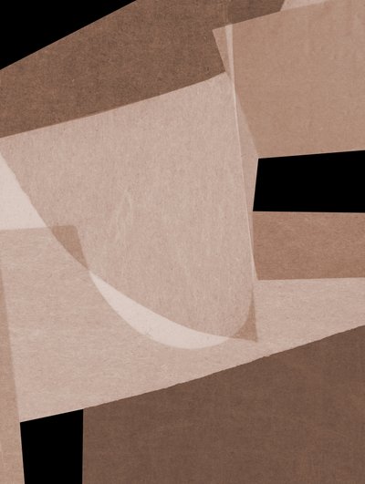 Abstracte collage door Dan Hobday