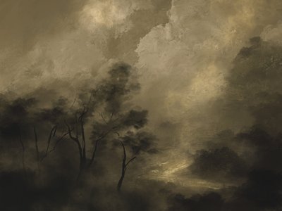 Moody Woods door Dan Hobday