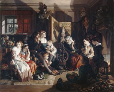 Een Winteravondverhaal door Daniel (1806 70) Maclise
