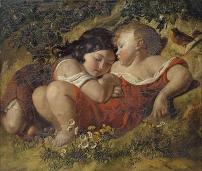 Kinderen in het bos door Daniel Maclise