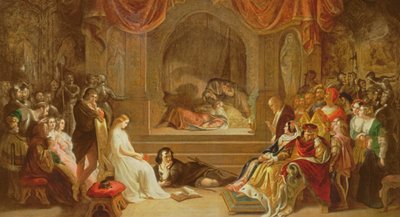 Hamlet door Daniel Maclise