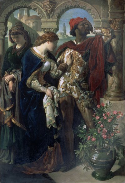 Othello, Desdemona en Emilia door Daniel Maclise
