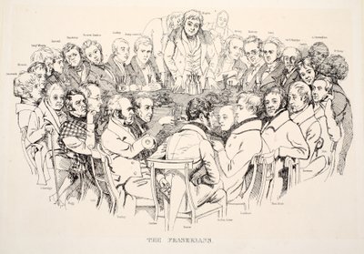 De Fraserians, uitgegeven 1835 door Daniel Maclise