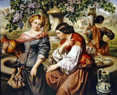 De dorpsroddels door Daniel Maclise
