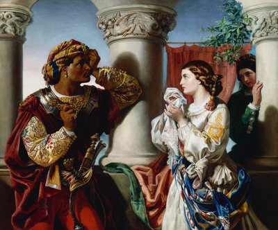 Othello en Desdemona door Daniel Maclise