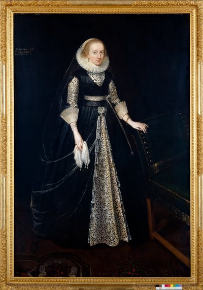 Elizabeth Howard door Daniel (attr. to) Mytens