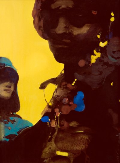 Portret van een Afrikaanse vrouw door Daniel Cacouault