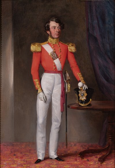 Een officier van het 6e regiment voetvolk door Daniel Cunliffe
