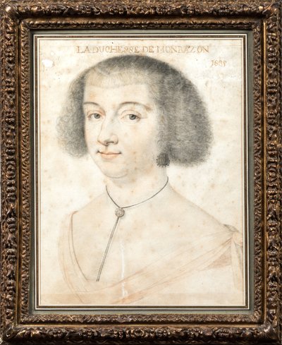 Daniel Dumonstier - Portret van de hertogin van Montbazon door Daniel Dumonstier