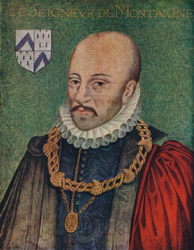 Portret van Michel Montaigne, ca. 1578, 1939 door Daniel Dumonstier