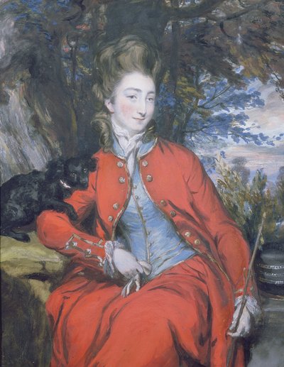 Elizabeth (1755-1806) Lady Bridgeman (pastel) door Daniel Gardner