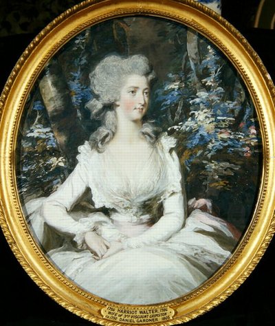 Harriot Walter (1756-86) 3e Viscountess Grimston door Daniel Gardner