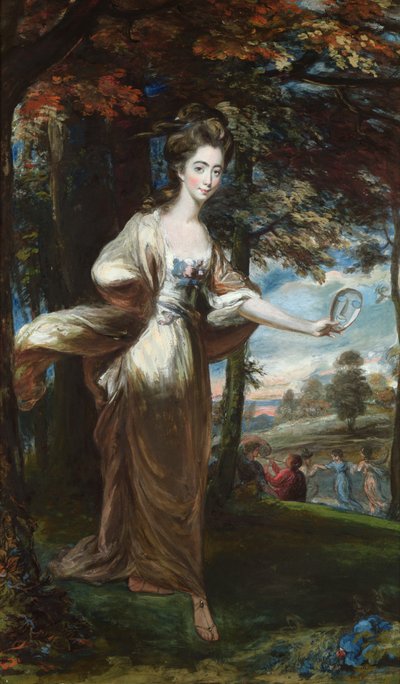 Portret van een Actrice door Daniel Gardner
