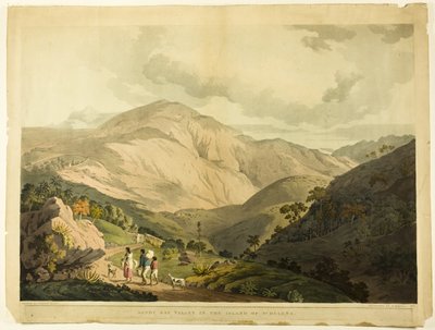 Sandy Bay Valley, St. Helena door Daniel Havell