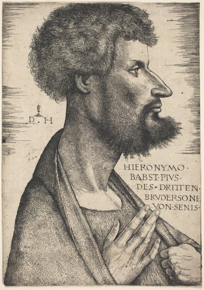 Girolamo da Siena door Daniel Hopfer
