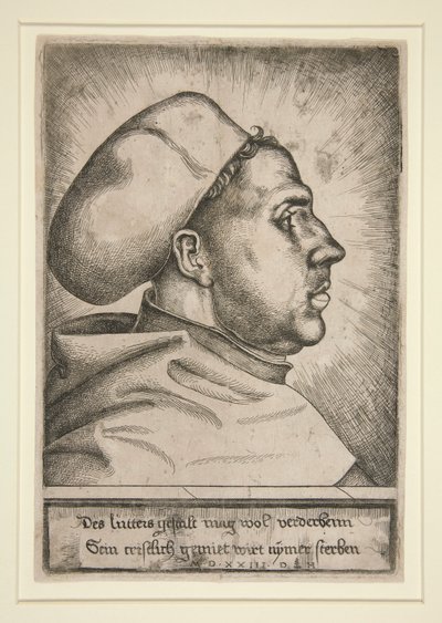 Maarten Luther door Daniel Hopfer