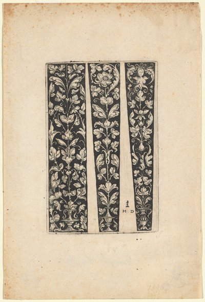 Ornament voor dolkschede door Daniel Hopfer