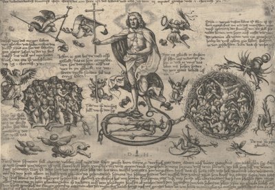 De Triomferende Christus, ca. 1530-36 door Daniel Hopfer