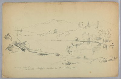 Ammonoosuc Rivier en Witte Bergen, N.H. door Daniel Huntington
