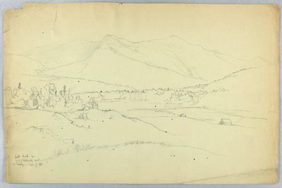 Bald Knob, vanaf het einde van Waterville Road, de Gurley