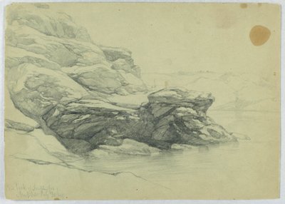 Baai achter Dumpling Fort, Newport door Daniel Huntington