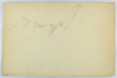 Dixville Notch, benadering vanuit het westen door Daniel Huntington