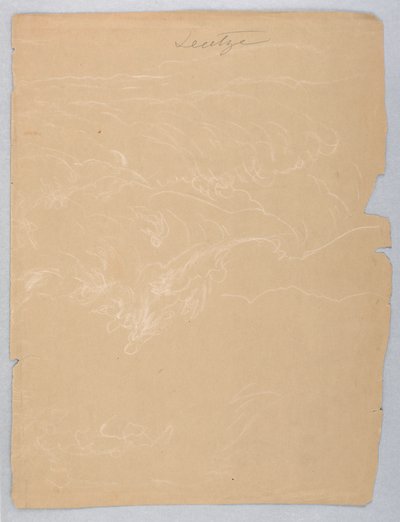 Tekening, Wolken, ca. 1840 door Daniel Huntington