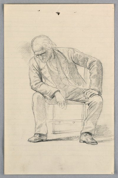 Tekening, Studie voor "Wetenschappelijke Groep", 1858 door Daniel Huntington