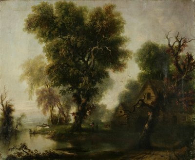 Landschap, 1837 door Daniel Huntington