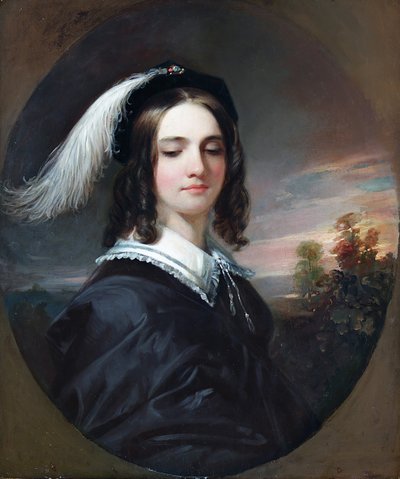 Mary Inman, 1844 door Daniel Huntington