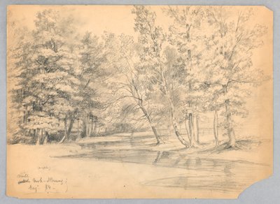 Mill Brook, North Conway, New Hampshire door Daniel Huntington