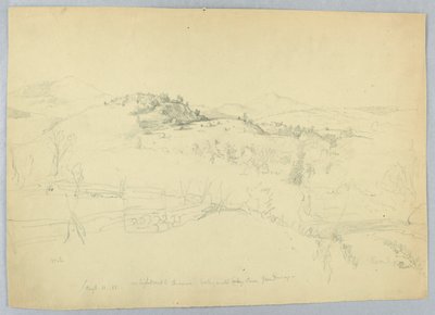 Op de Hoogste Weg naar Chocorua, Kijkend naar het Noorden, Dichtbij Canas Pond door Daniel Huntington